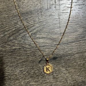 Letter K necklace